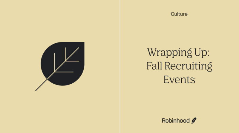Wrapping Up: Fall Recruiting Events