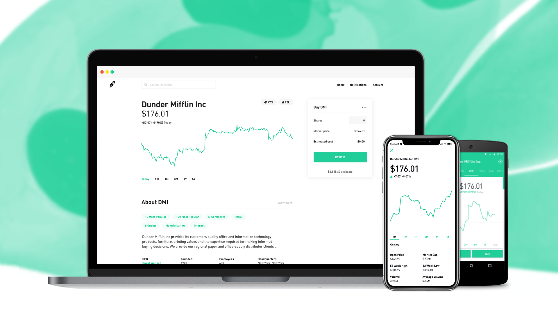 Robinhood, Now on Web