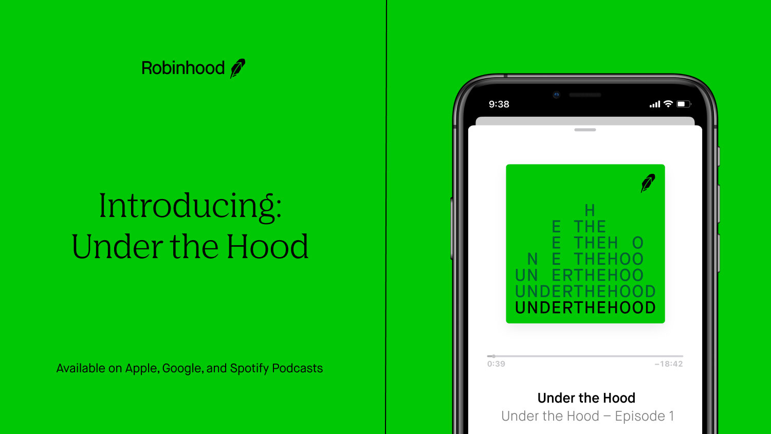 Introducing Under the Hood, a New Robinhood Podcast