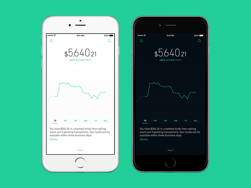 Google Design  Robinhood: Investing in Material