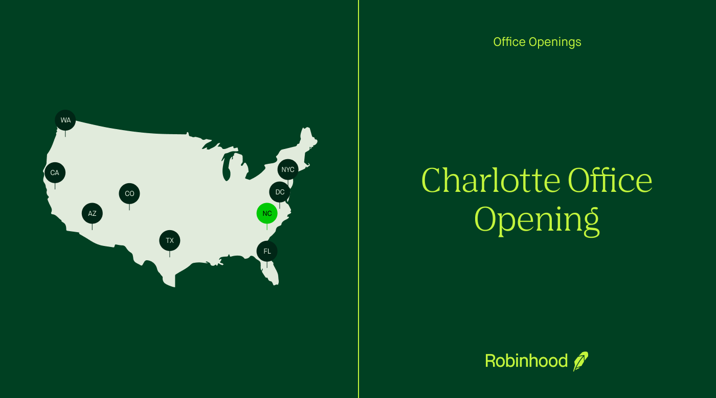 Robinhood is Coming to Charlotte