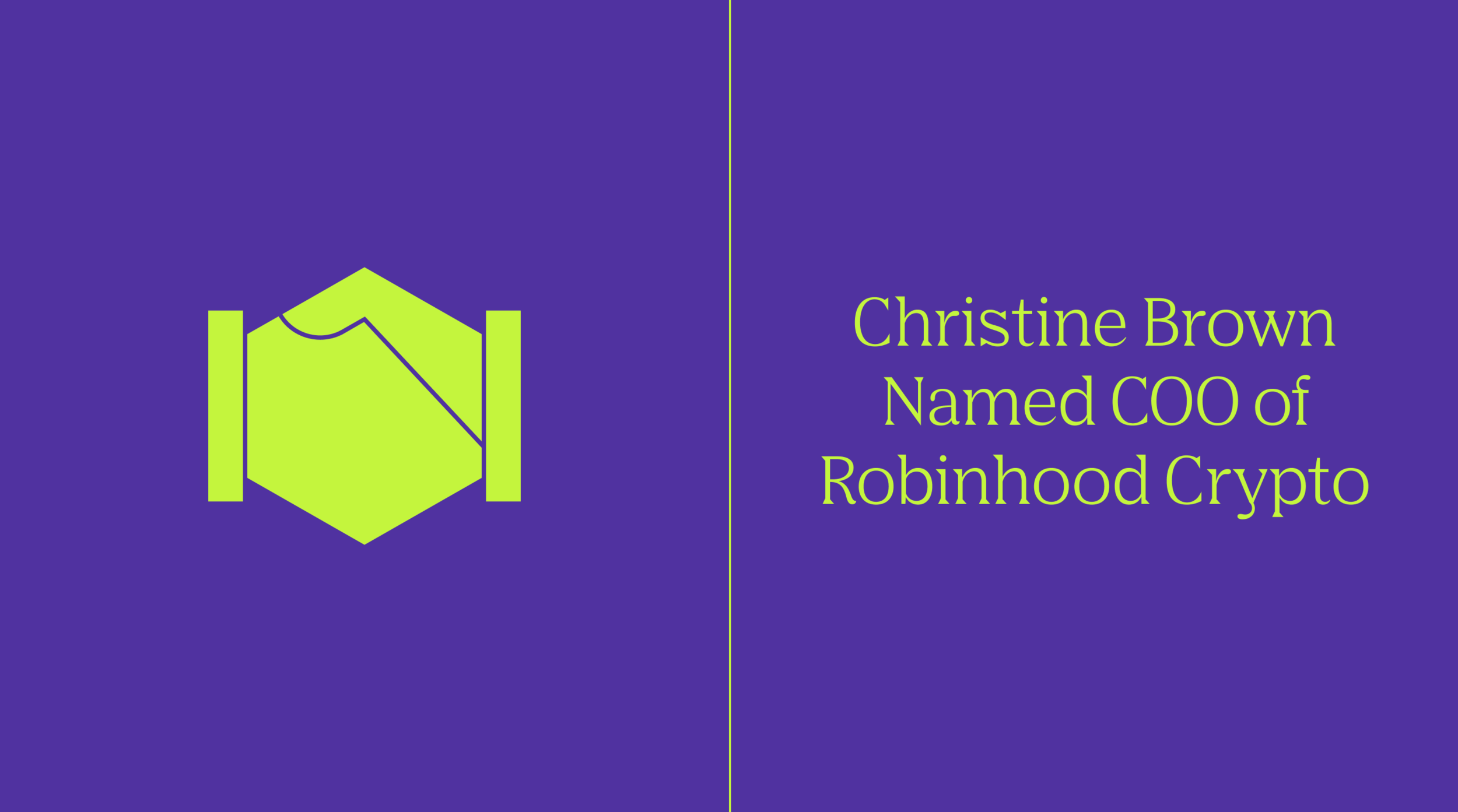 robinhood crypto coo christine brown