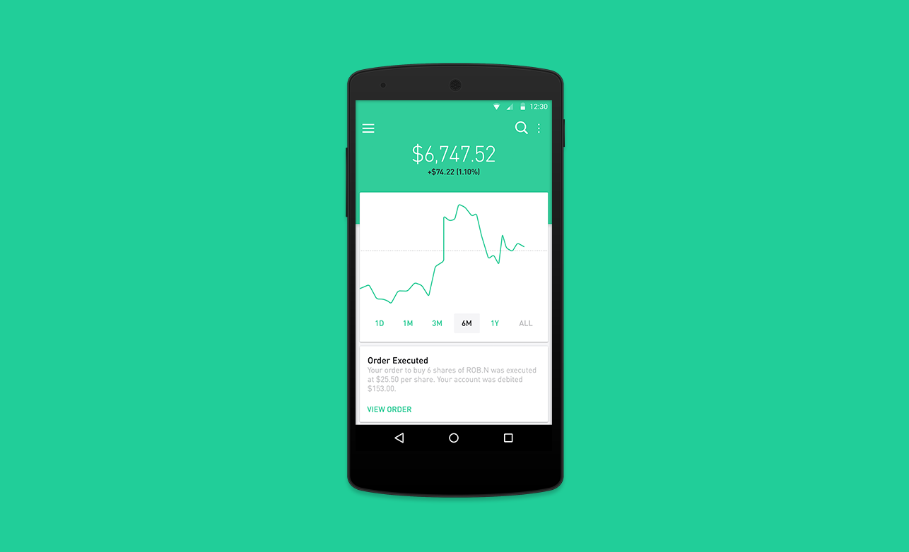 Google Design  Robinhood: Investing in Material