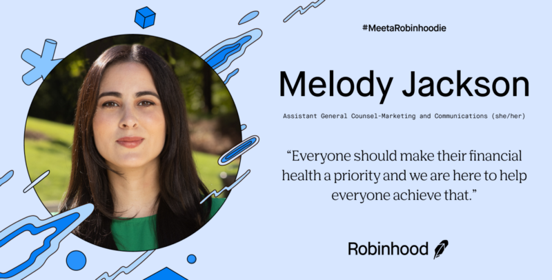 Meet a Robinhoodie: Melody Jackson